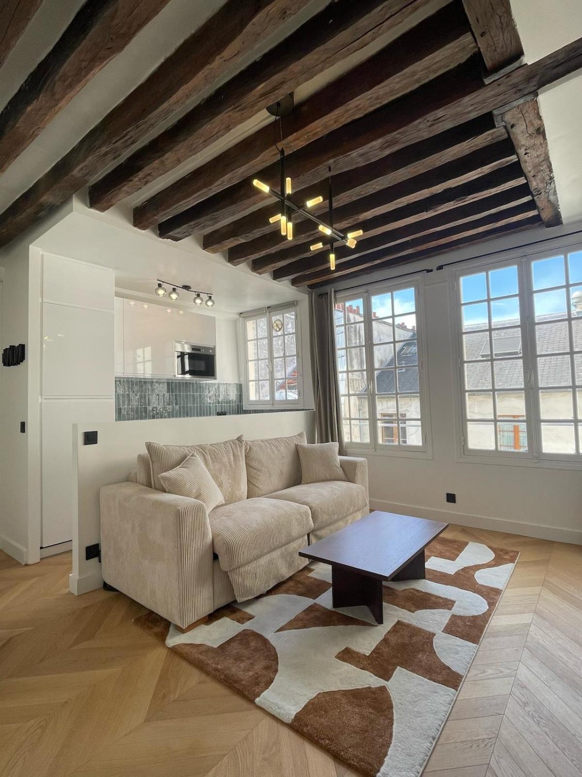 Renovated Centre Paris-24m Apartment